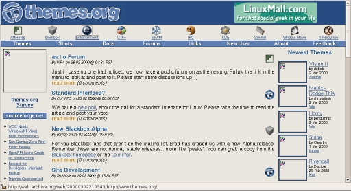 themes.org screenshot c.2000